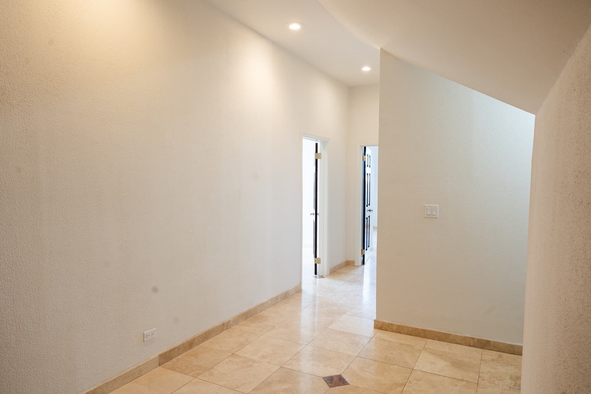 Bedroom with large windows